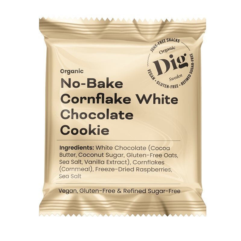 Product Image for Dig no-bake cornflake white chocolate cookie 30g
