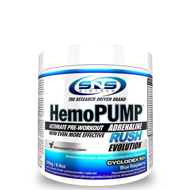 SNS Biotech HemoPUMP Blue Raspberry 250g