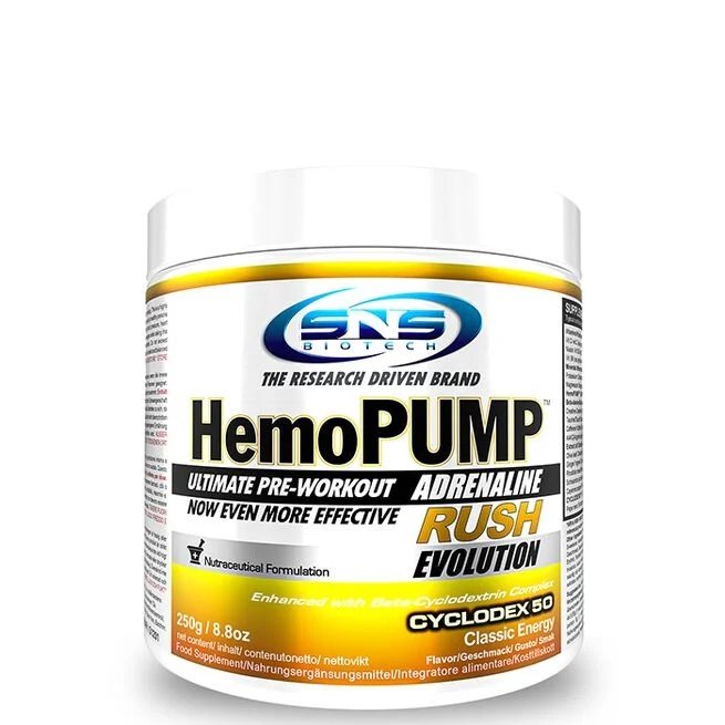 SNS Biotech HemoPUMP Classic Energy 250g