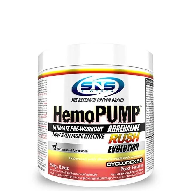 SNS Biotech HemoPUMP Peach Passion 250g