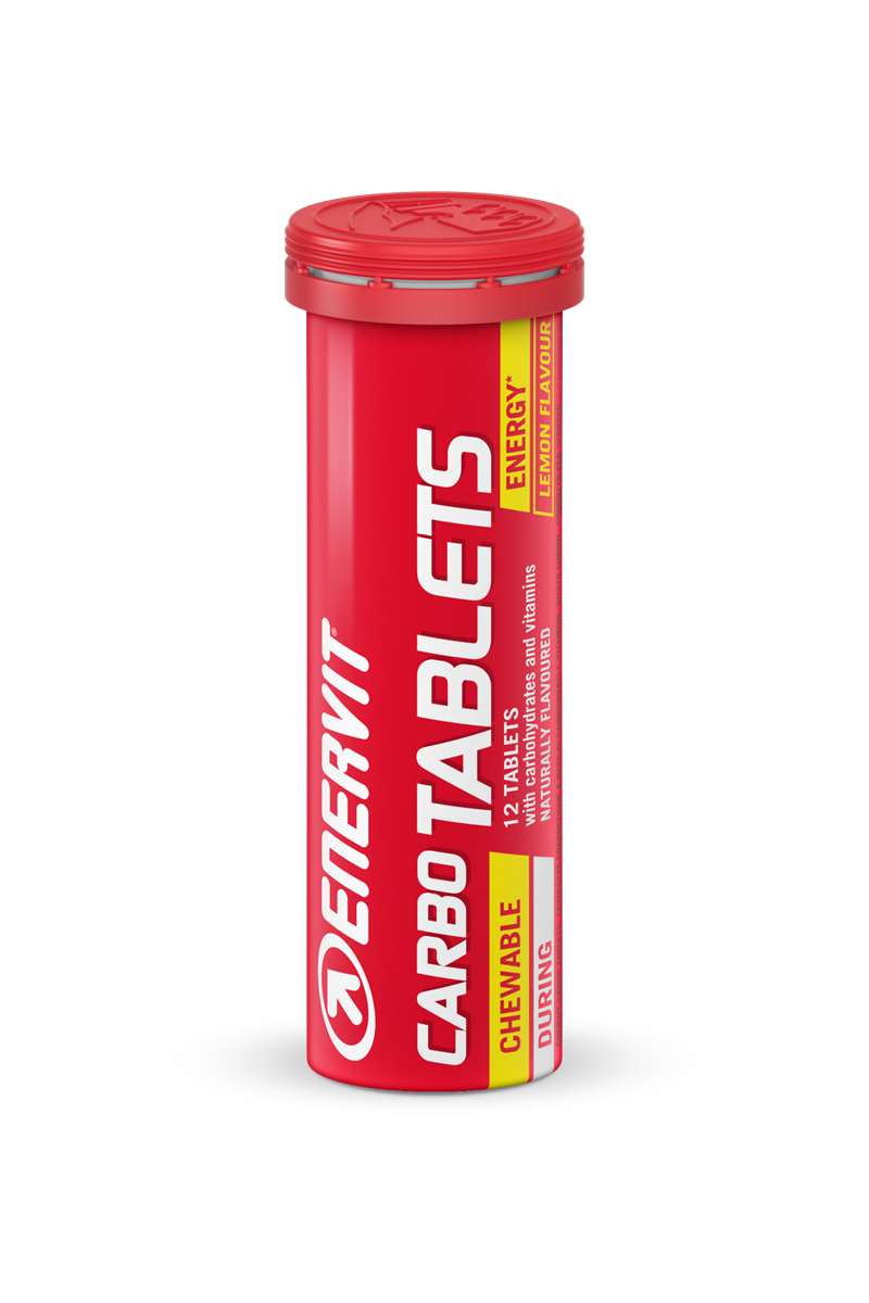 Enervit Carbo Tablets Rör Citron | Kosttillskott - Träningstillskott - Efter träning | Gymkraft