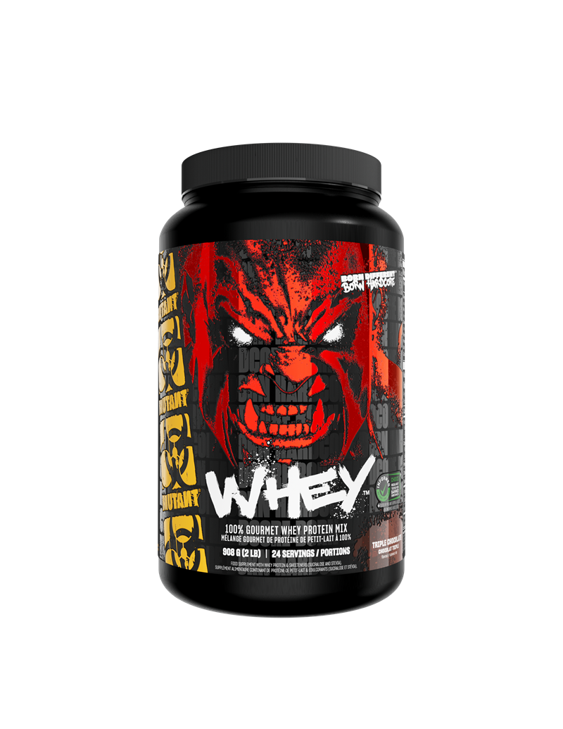 Mutant Whey Triple Chocolate 908g | Kosttillskott - Träningstillskott - Efter träning | Gymkraft