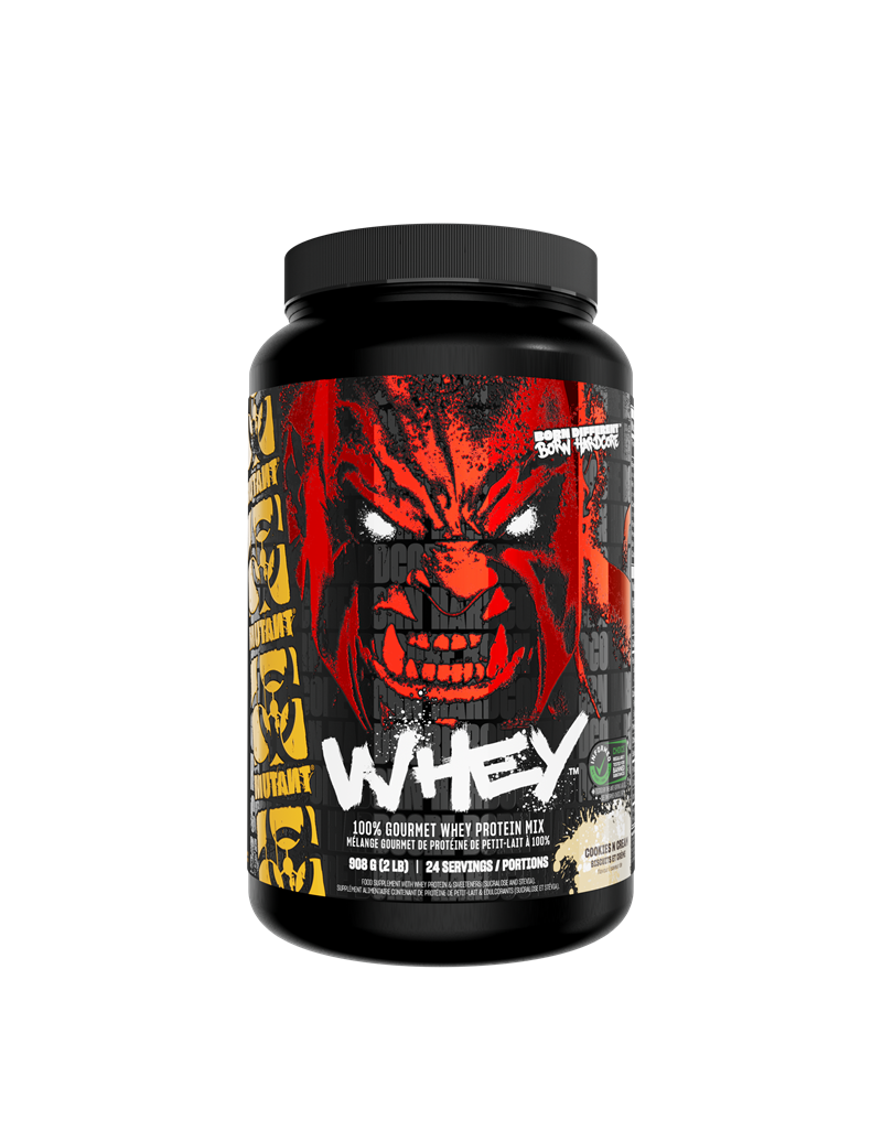 Mutant Whey Cookies&Cream 908g | Kosttillskott - Träningstillskott - Efter träning | Gymkraft