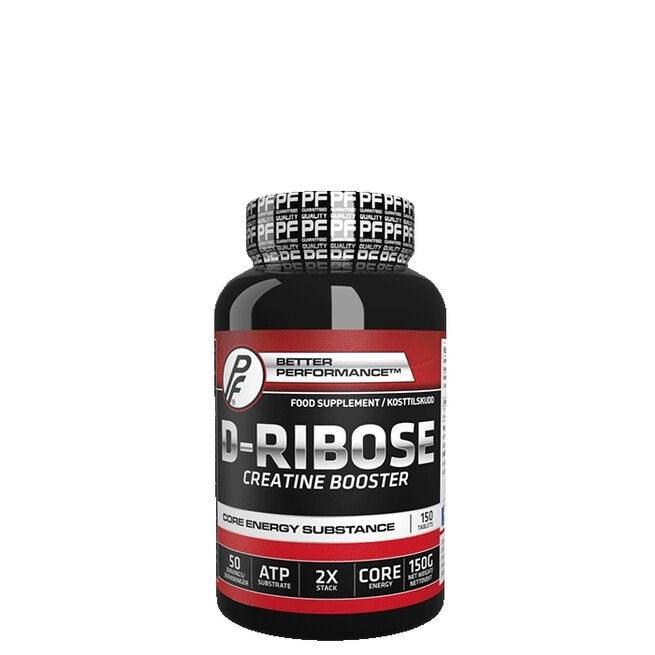 Proteinfabrikken D-Ribose 150 tabletter | Kosttillskott - Prestationshöjare - Energi & Fokus | Gymkraft