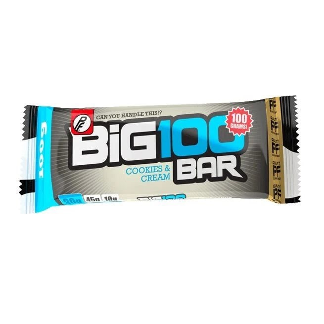 Proteinfabrikken Big 100 Bar Cookies & Cream 100g | Kampanjer 1 - Bars Kampanj! Köp minst 3 - Få 15% EXTRA rabatt! | Gymkraft