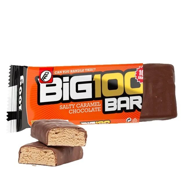 Proteinfabrikken Big 100 Bar Salty Caramel Chocolate100g | Kampanjer 1 - Bars Kampanj! Köp minst 3 - Få 15% EXTRA rabatt! | Gymkraft