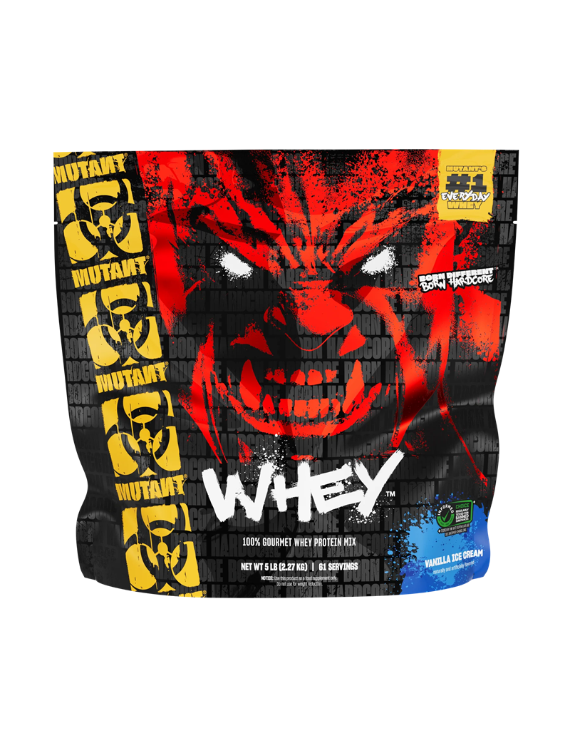 Mutant Whey Vanilla Ice Cream 2,27kg | Kosttillskott - Träningstillskott - Efter träning | Gymkraft
