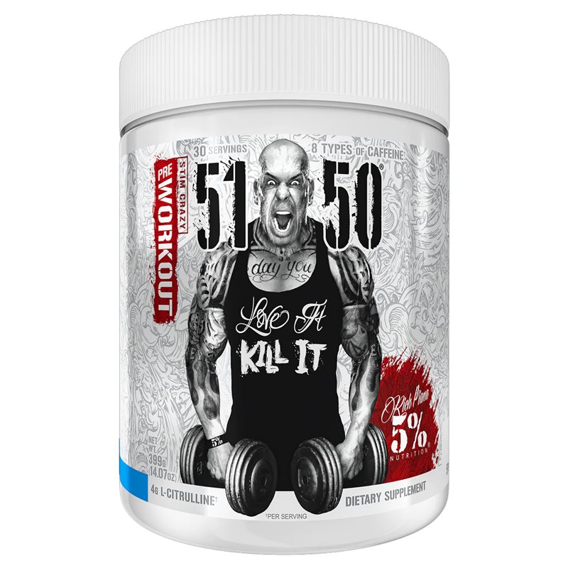 5% Nutrition 5150 Legendary Series Blue Ice 375g | Kosttillskott - Prestationshöjare - PWO - Pre-Workout - PWO Pulver | Gymkraft
