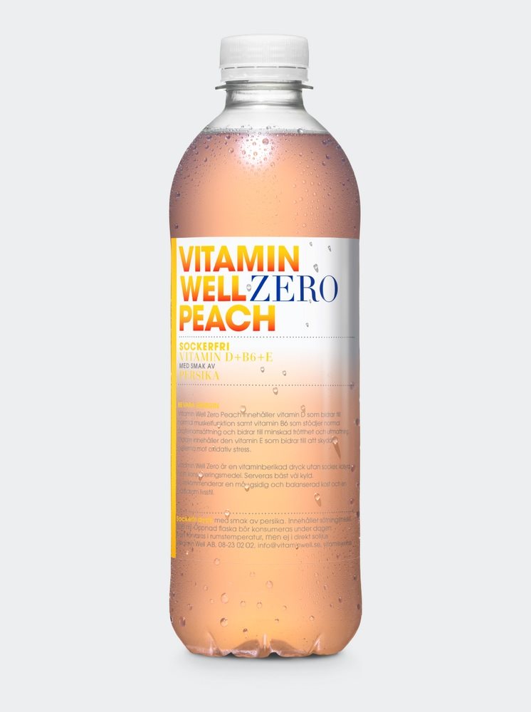 Vitamin Well Zero Peach 500ml