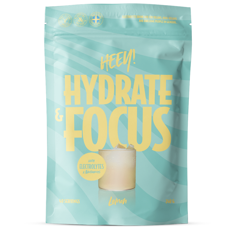 Heey! Hydrate & Focus Lemon 240g