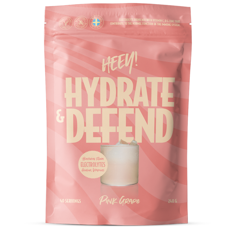 Heey! Hydrate & Defend Pink Grape 240g