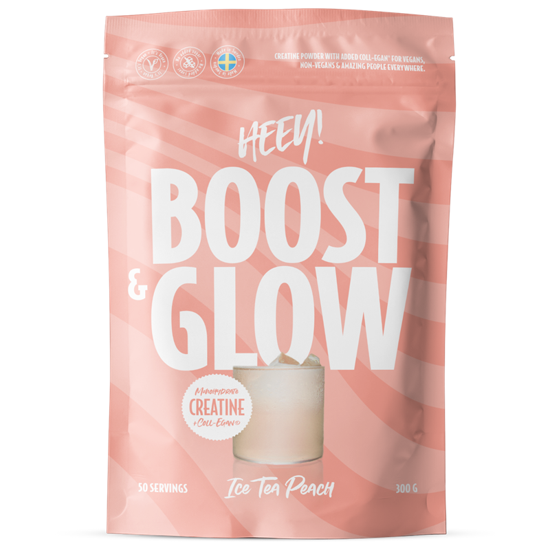 Heey! Boost&Glow Creatine + Coll-egan Ice Tea Peach 300g