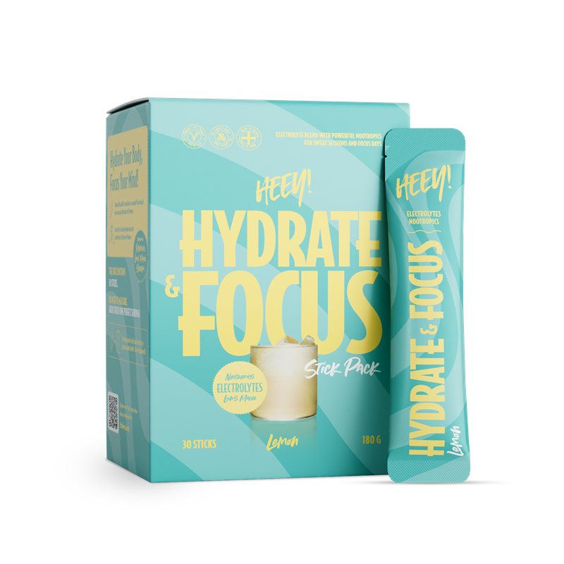 Heey! Hydrate & Focus Lemon 30-pack