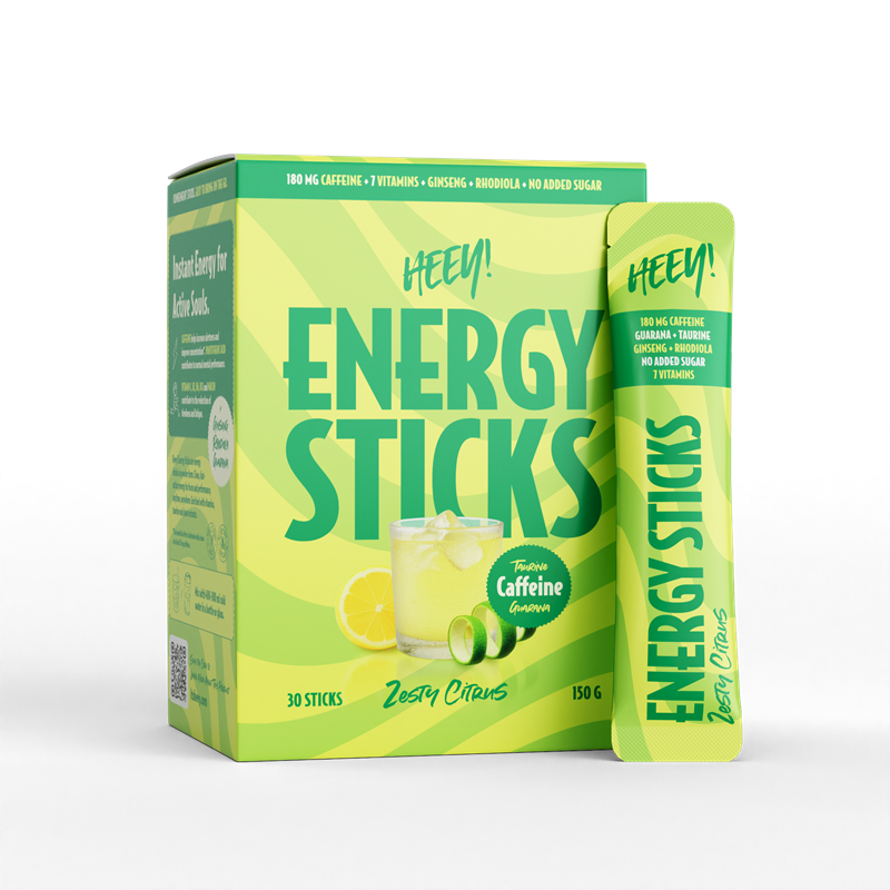 Heey! Energy Sticks Zesty Citrus 30-pack