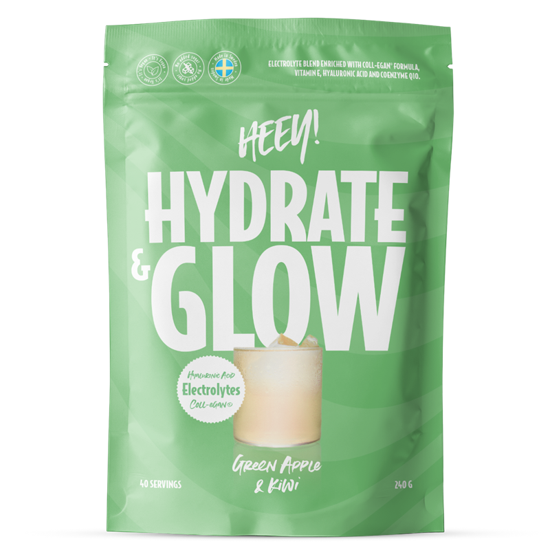 Heey! Hydrate & Glow Green Apple & Kiwi 240g