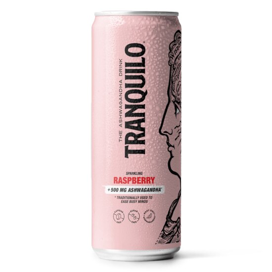 Tranquilo Ashwagandha Drink Raspberry 330ml | Kosttillskott - Återhämtning | Gymkraft
