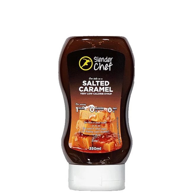 Slender Chef Salted Caramel 350ml | Hälsokost - Livsmedel - Kalorifria såser | Gymkraft