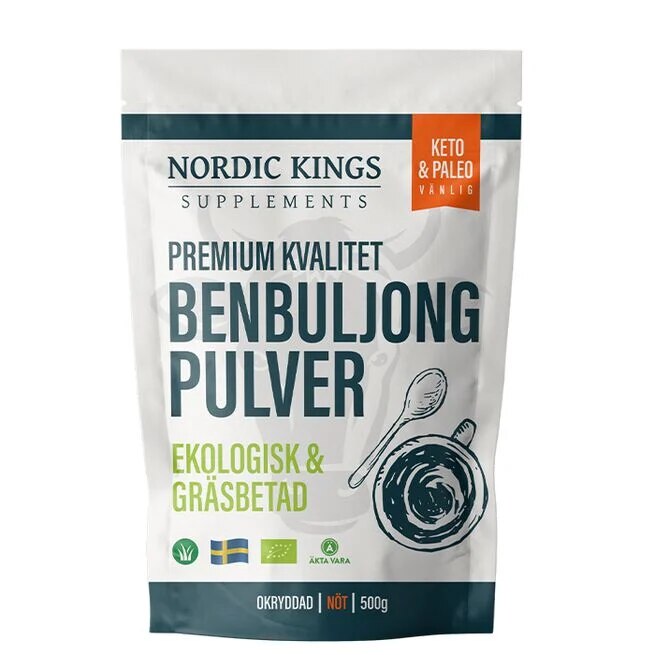 Nordic Kings Suppplements Benbuljong 500g | Varumärken - Nordic Kings Suppplements | Gymkraft