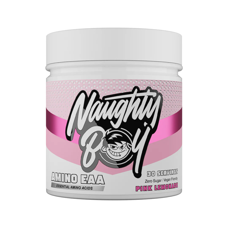 Naughty Boy AMINO EAA Pink Lemonade 345g | Kosttillskott - Aminosyror - EAA | Gymkraft