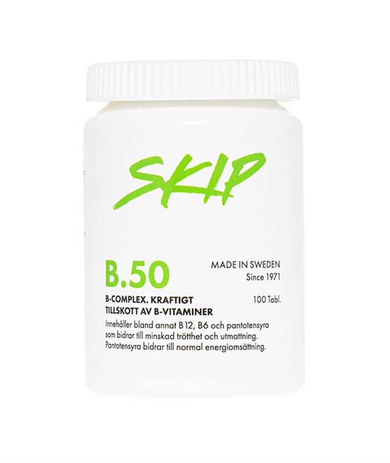 Skip Nutrition B50 B-Complex 100 tabletter