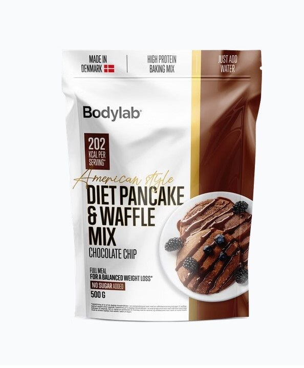 Bodylab Diet Pancake Chocolate Chip 500g | Kosttillskott - Viktkontroll - Viktminskning | Gymkraft