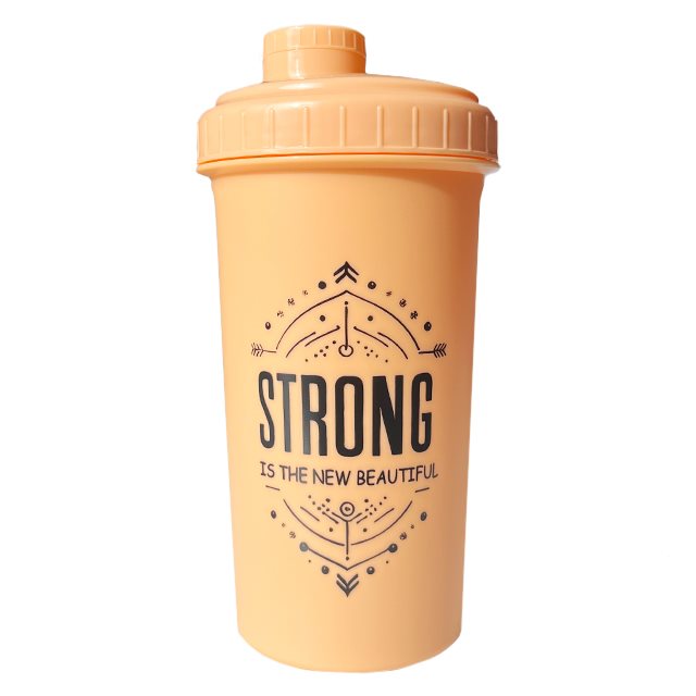 North Nutrition Shaker Strong Coral 700ml | Träningstillbehör - Vattenflaskor & Shakers | Gymkraft