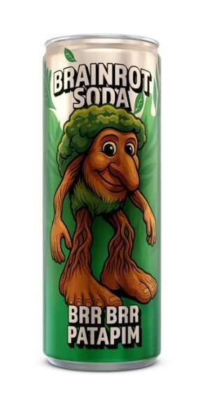 Brainrot Soda Brr Brr Patapim 250cl | Varumärken - Brainrot Soda | Gymkraft