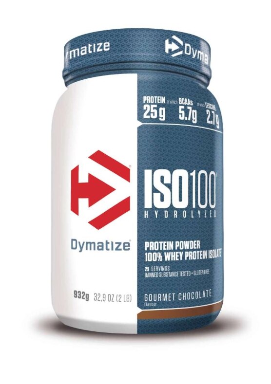 Dymatize Iso-100 Gourmet Chocolate 932g | Kosttillskott - Proteinpulver - Vassleprotein - Vassleisolat | Gymkraft