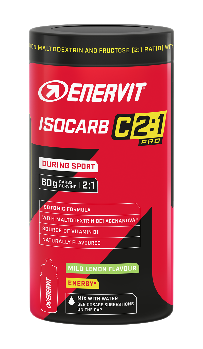 Enervit Isocarb 2:1 Citron 650g | Kosttillskott - Träningstillskott - Efter träning | Gymkraft