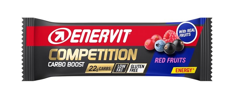 Enervit Competition Bar Red Fruits 40g | Kosttillskott - Träningstillskott - Efter träning | Gymkraft