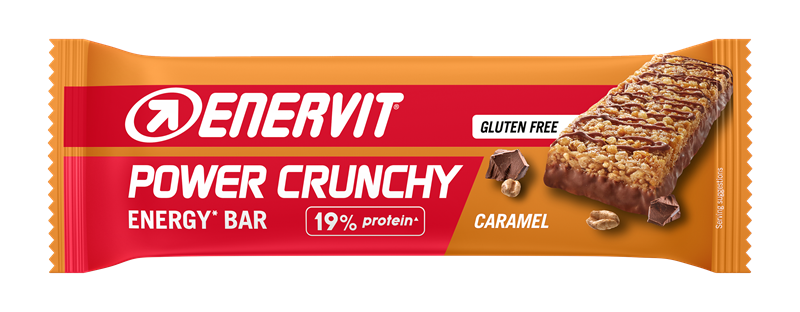 Enervit Power Crunchy Bar Caramel 40g | Kosttillskott - Träningstillskott - Efter träning | Gymkraft