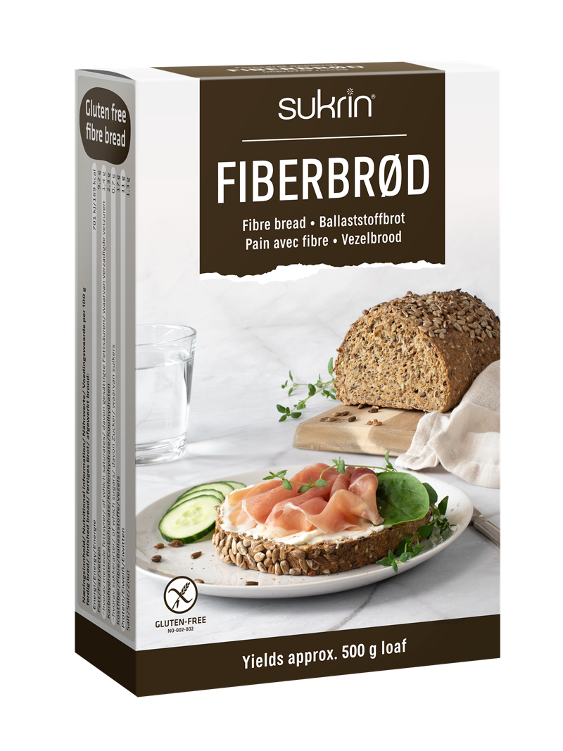 Sukrin Fiberbröd Glutenfri 250g