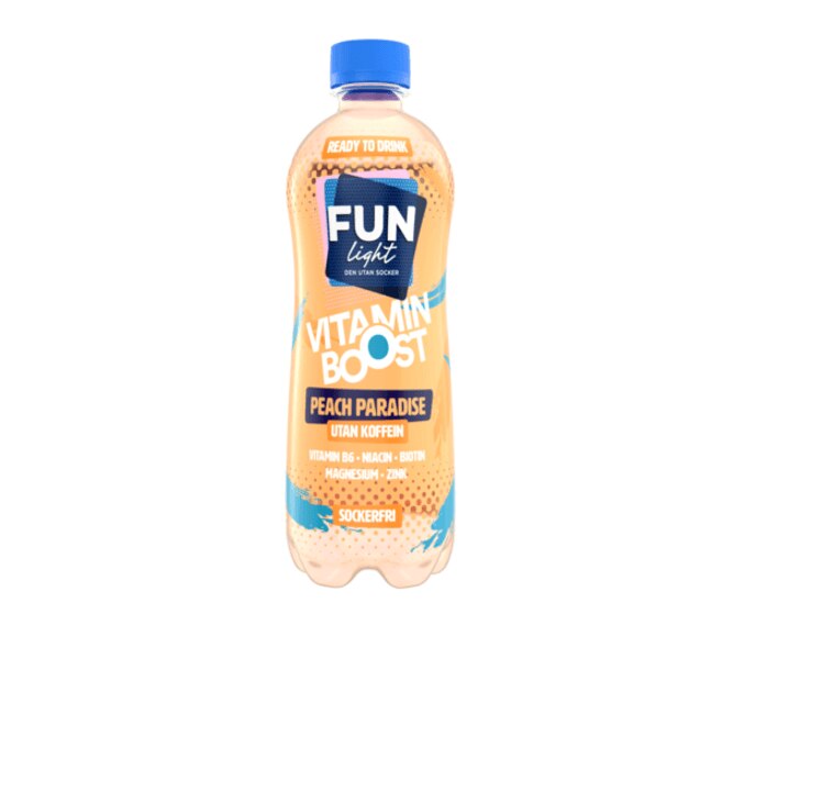 Fun Light Peach Paradise Koffeinfri 500ml