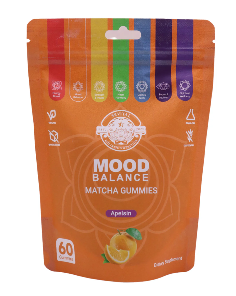 Sevital Mood Balance Matcha Gummies 60st | Hälsokost - Lust & energi | Gymkraft