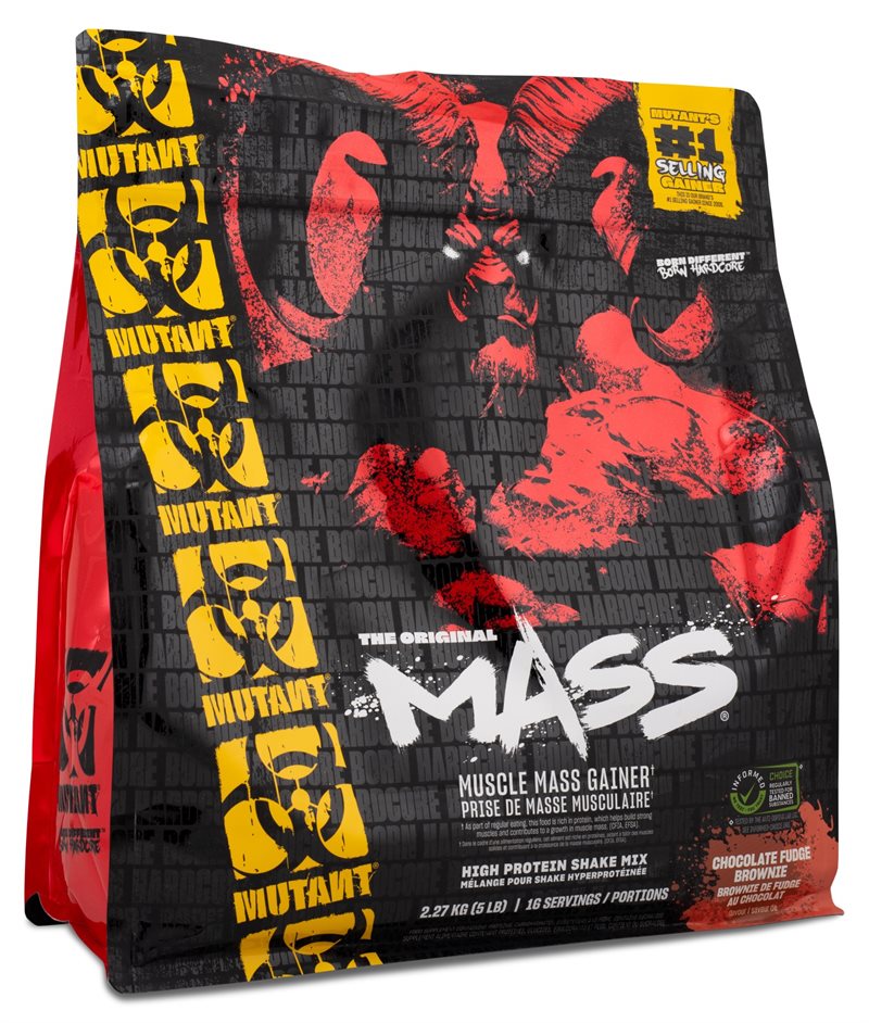 Mutant Mass Chocolate Fudge Brownie 2,27kg | Kosttillskott - Träningstillskott - Efter träning | Gymkraft