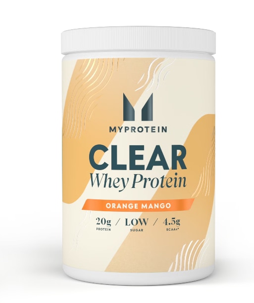 Myprotein Clear Whey Isolate Orange/Mango 500g | Kosttillskott - Proteinpulver - Vassleprotein - Vassleisolat | Gymkraft