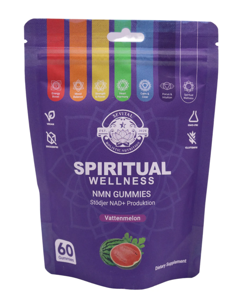Sevital Spiritual Wellness NMN Gummies 60st | Hälsokost - Vitaminer & Mineraler | Gymkraft