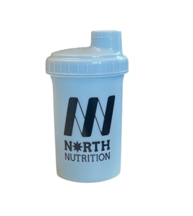 North Nutrition Shaker Pastel Blue 500ml | Träningstillbehör - Vattenflaskor & Shakers | Gymkraft