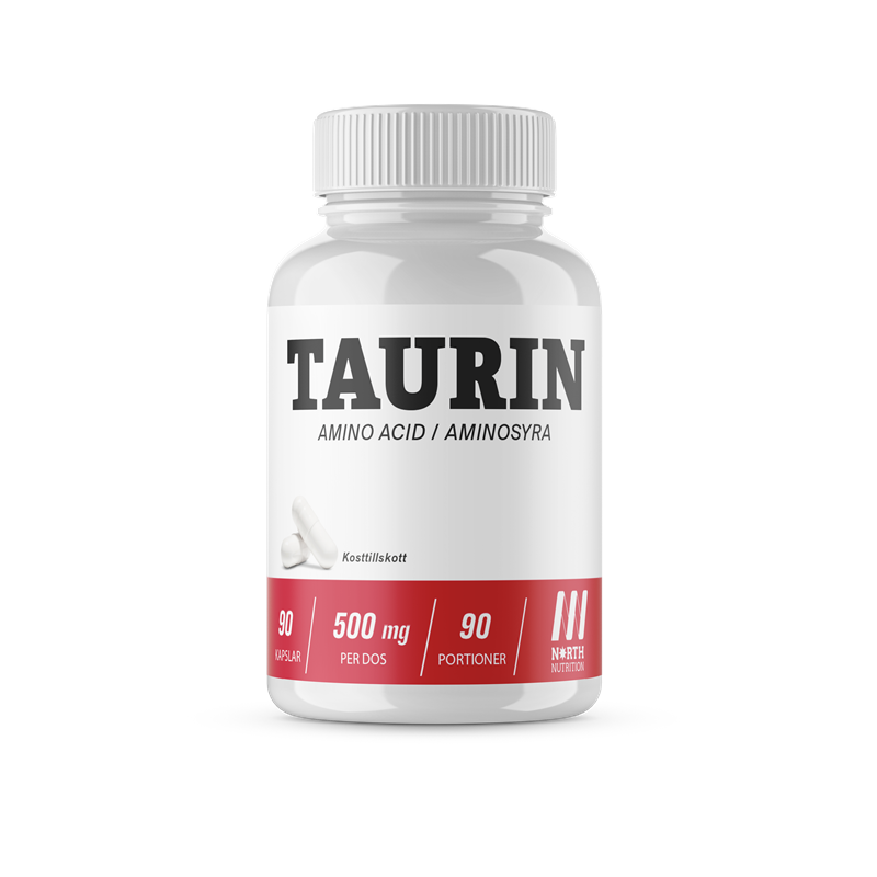 Product Image for North nutrition taurin 500mg 90 kapslar
