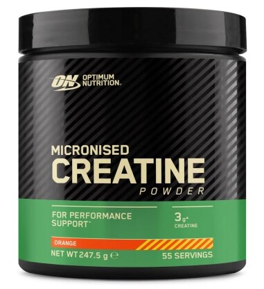 Optimum Nutrition Creatine Orange 247,5g | Kosttillskott - Kreatin - Kreatin monohydrat | Gymkraft
