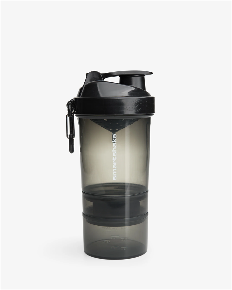 SmartShake Original2Go Gunsmoke Black 600 ml | Träningstillbehör - Vattenflaskor & Shakers | Gymkraft