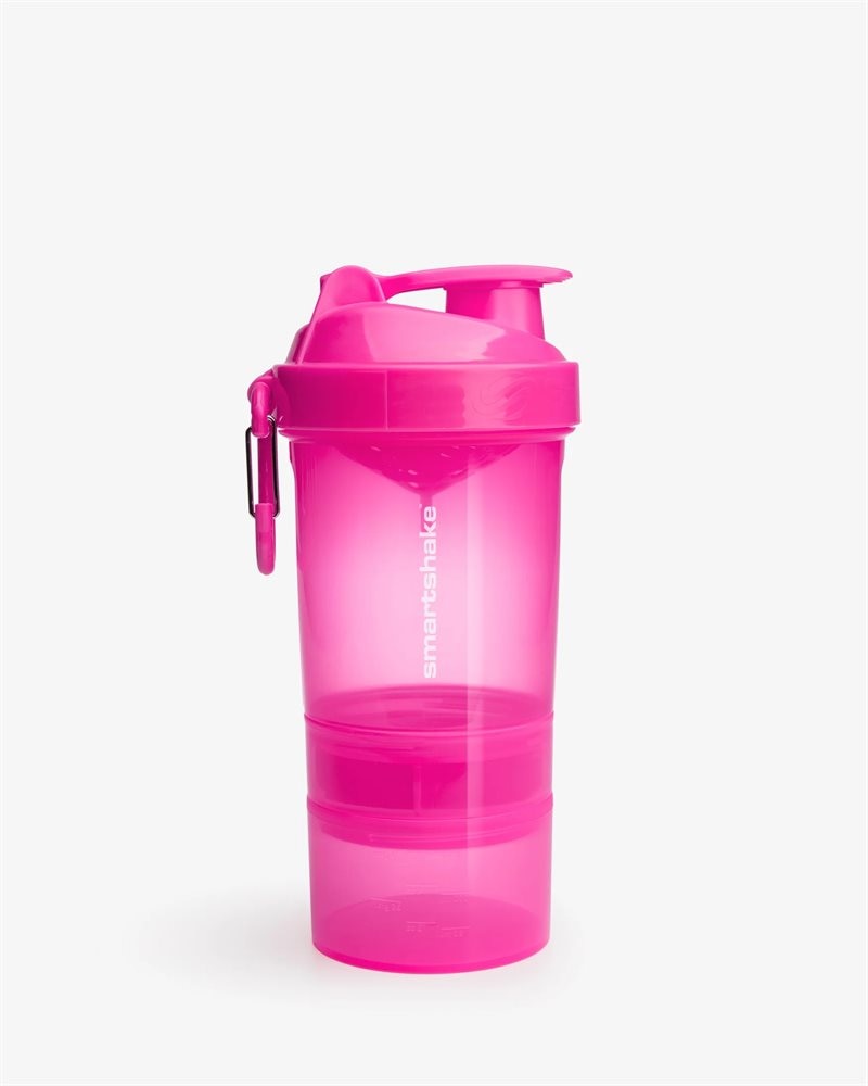 SmartShake Original2Go Neon Pink 600 ml | Träningstillbehör - Vattenflaskor & Shakers | Gymkraft