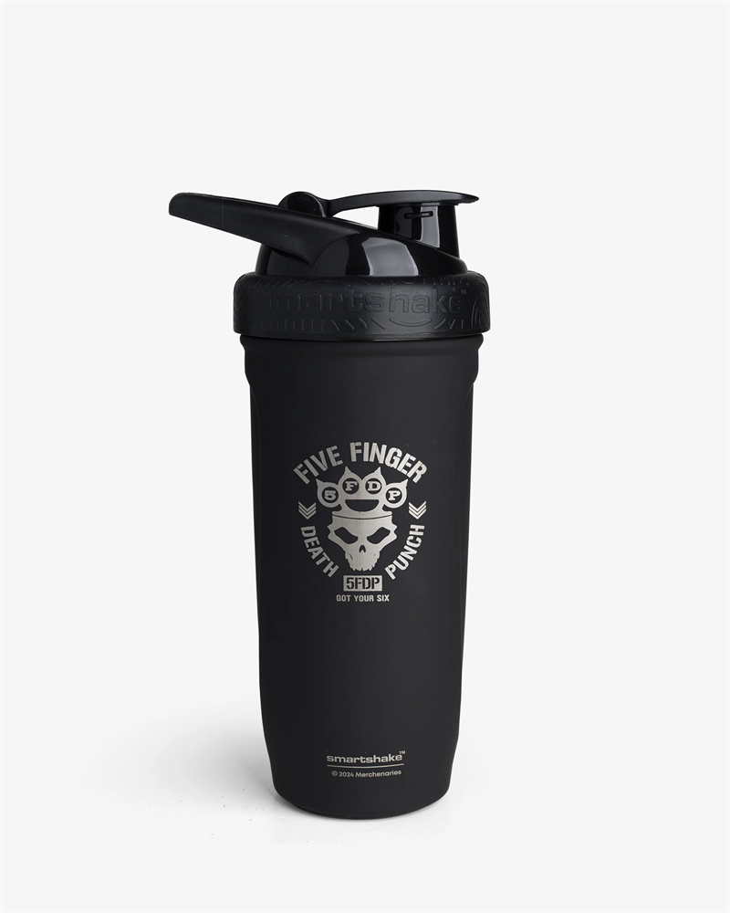 SmartShake Reforce Steel Five Finger Death Punch - Knucklehead 900ml | Träningstillbehör - Vattenflaskor & Shakers | Gymkraft