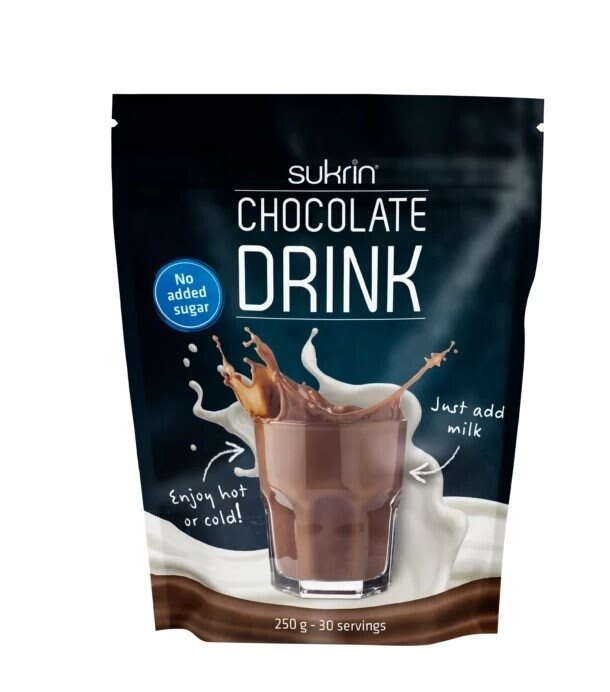 Sukrin Chocolate Drink Powder 250g | Hälsokost - Livsmedel - Mellanmål | Gymkraft