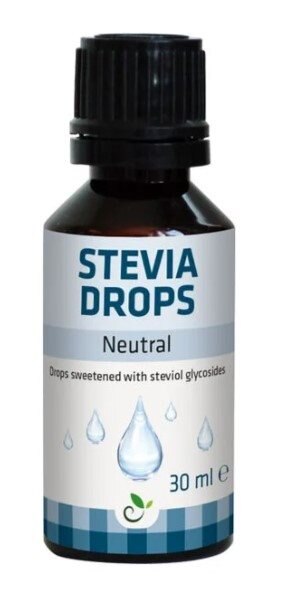 Sukrin Stevia Drops Neutral 30 ml | Hälsokost - Livsmedel - Matlagning | Gymkraft
