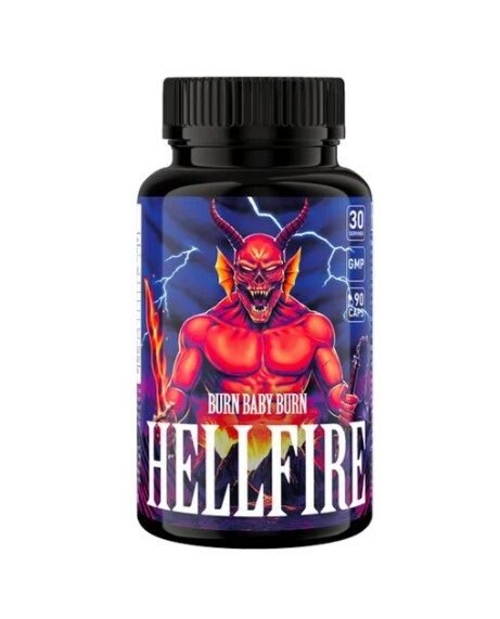 Swedish Supplements Hellfire 90 Kapslar | Kosttillskott - Prestationshöjare - PWO - Pre-Workout - PWO med koffein | Gymkraft