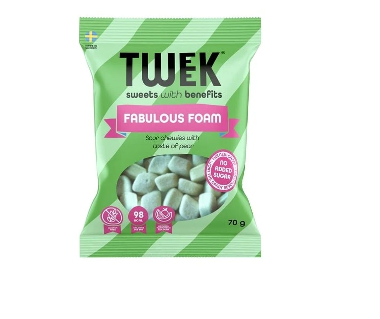 TWEEK Fabulous Foam 70g | Kampanjer 1 - Snacks kampanj! Köp minst 3 - få 15% EXTRA rabatt | Gymkraft