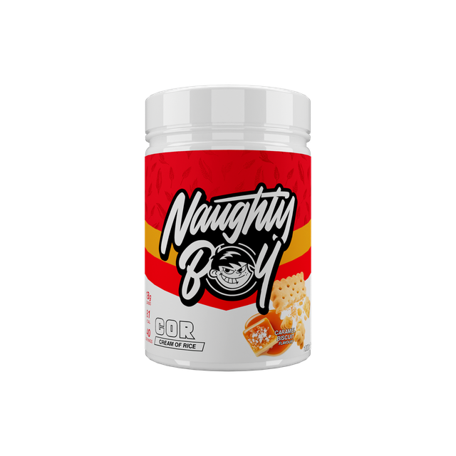 Naughty Boy Cream of Rice Caramel Biscuit 1kg | Hälsokost - Livsmedel - Gröt & Gryn | Gymkraft