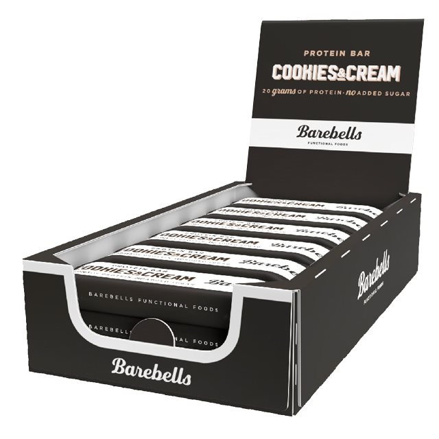 Barebells Protein Bar Cookies & Cream 12x55g