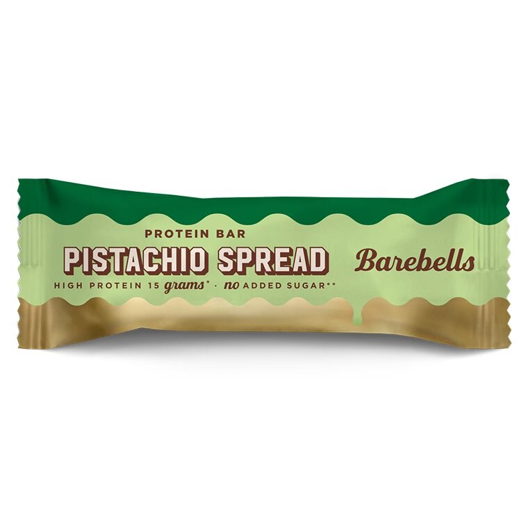 Barebells Protein Bar Pistachio Spread 55g | Kampanjer 1 - Bars Kampanj! Köp minst 3 - Få 15% EXTRA rabatt! | Gymkraft